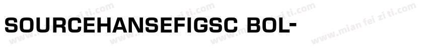 sourcehansefigsc bol字体转换